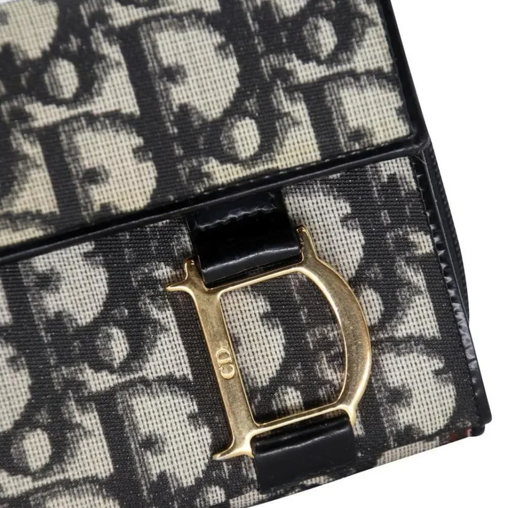 Dior Monogram Oblique Canvas with Gold Charm Wallet CD-0618N-0002
